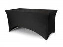 Housse de table de banquet, 183x76x74 cm, noir