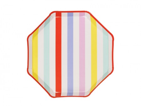 Assiettes Rayures,...