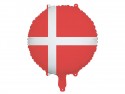 Ballon aluminium Drapeau du Danemark, 35 cm, assortiment