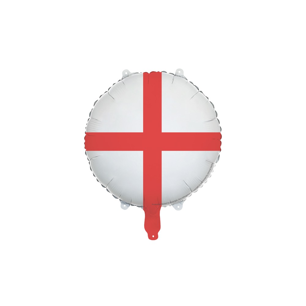 Ballon aluminium Drapeau d’Angleterre, 35 cm, assortiment