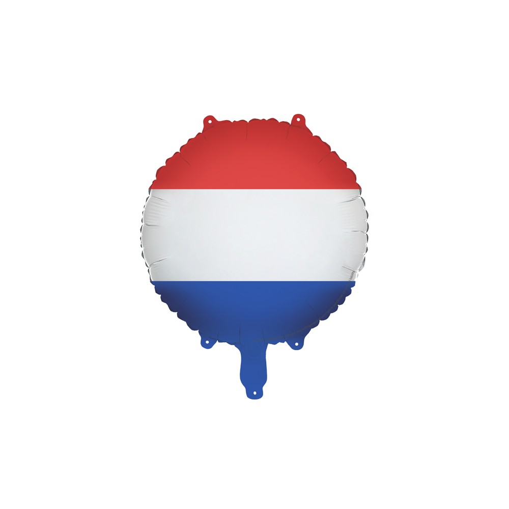 Ballon aluminium Drapeau des Pays-Bas, 35 cm, assortiment