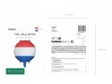 Ballon aluminium Drapeau des Pays-Bas, 35 cm, assortiment