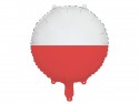 Ballon aluminium Drapeau de la Pologne, 35 cm, assortiment