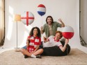 Ballon aluminium Drapeau de la Pologne, 35 cm, assortiment