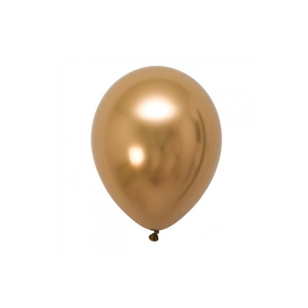 Ballon chrome doré -  30 cm