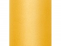Tulle uni rigide, jaune 0,3 x 50m