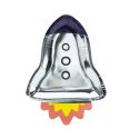 6 Assiettes en papier Cosmos - Rocket - 29,5cm