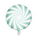 Ballon mylar Bonbon - 35cm - menthe