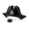 Chapeau de pirate et cache oculaire