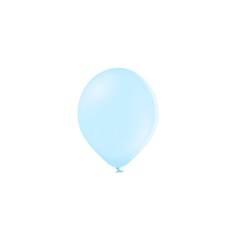 10 Ballon Strong 27cm - bleu clair pastel