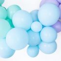 10 Ballon Strong 27cm - bleu clair pastel