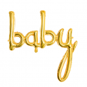Ballon en mylar Baby - or