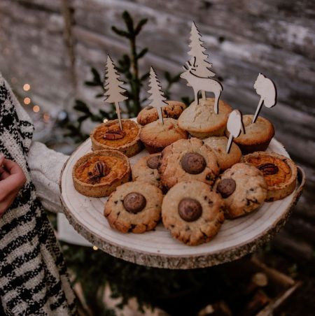 6 pics à gâteaux "forêt...