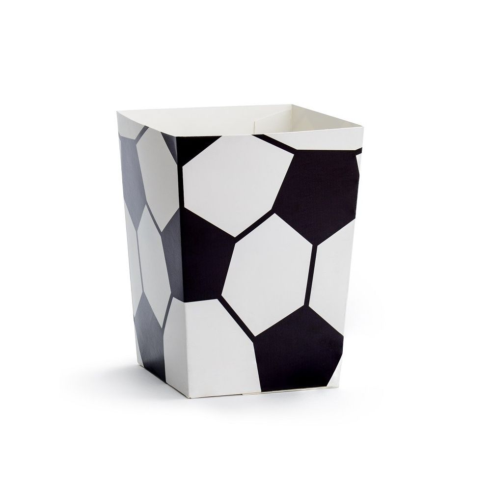 6 Boîtes à pop-corn Football