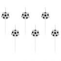 6 6 Bougies Ballons de foot
