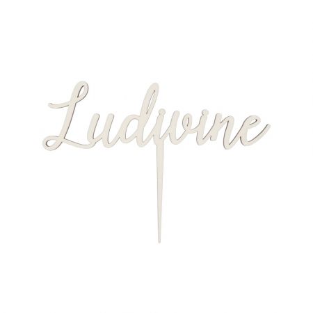 Cake topper en bois...