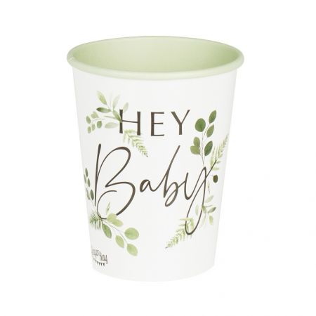 8 gobelets botaniques "Hey...