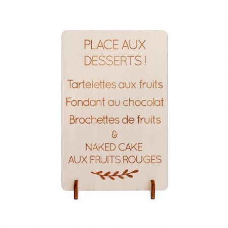 Petite pancarte en bois...