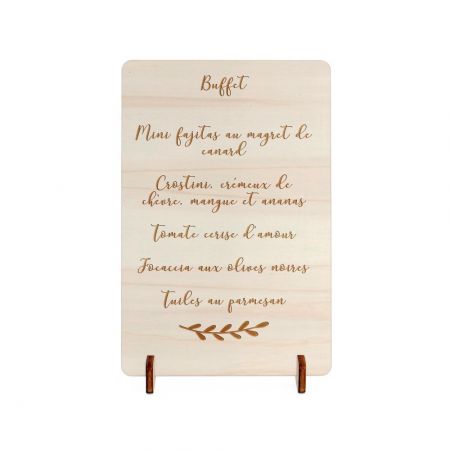 Petite pancarte en bois...