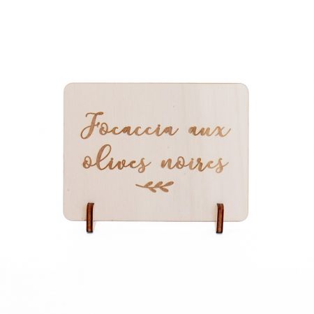 Mini pancarte en bois...