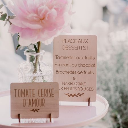 Mini pancarte en bois...