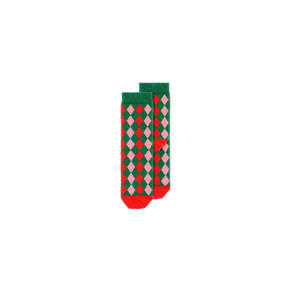 Chaussettes de Noël Rhombus, mélange, 27-30