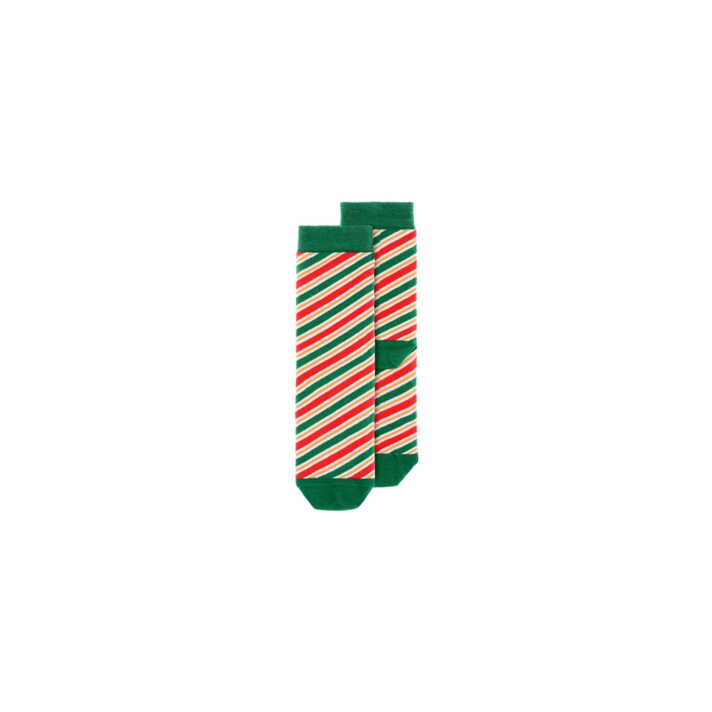 Chaussettes de Noël à rayures, mélange, 27-30
