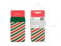 Chaussettes de Noël à rayures, mélange, 27-30