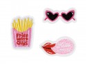 Press-on Kiss me, mélange, 4.5-6.5x3-6 cm