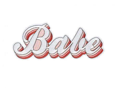 Press-on Babe, mélange, 20x8cm