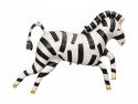 Ballon en Mylar Zebra, 115x85cm, mélange