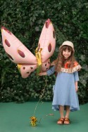 Ballon en Mylar Papillon, 120x87 cm, mélange