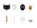 Bouquet de ballons - Chat, noir, 83x140cm