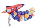 Guirlande de ballons - Fusée, mélange, 150x126cm