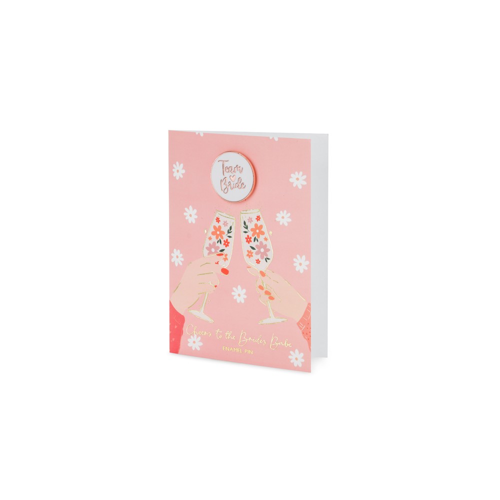 Carte d'épingle Team Bride, 10.5x15 cm