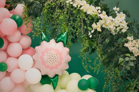 Ballon en aluminium Fleur,...