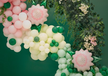 Ballon en aluminium Fleur,...