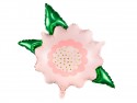 Ballon en aluminium Fleur, 70x62 cm, mélange