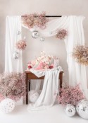 Toppers de gâteau Fleurs, mélange, 13-14.5 cm