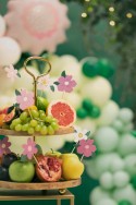 Toppers de gâteau Fleurs, mélange, 13-14.5 cm