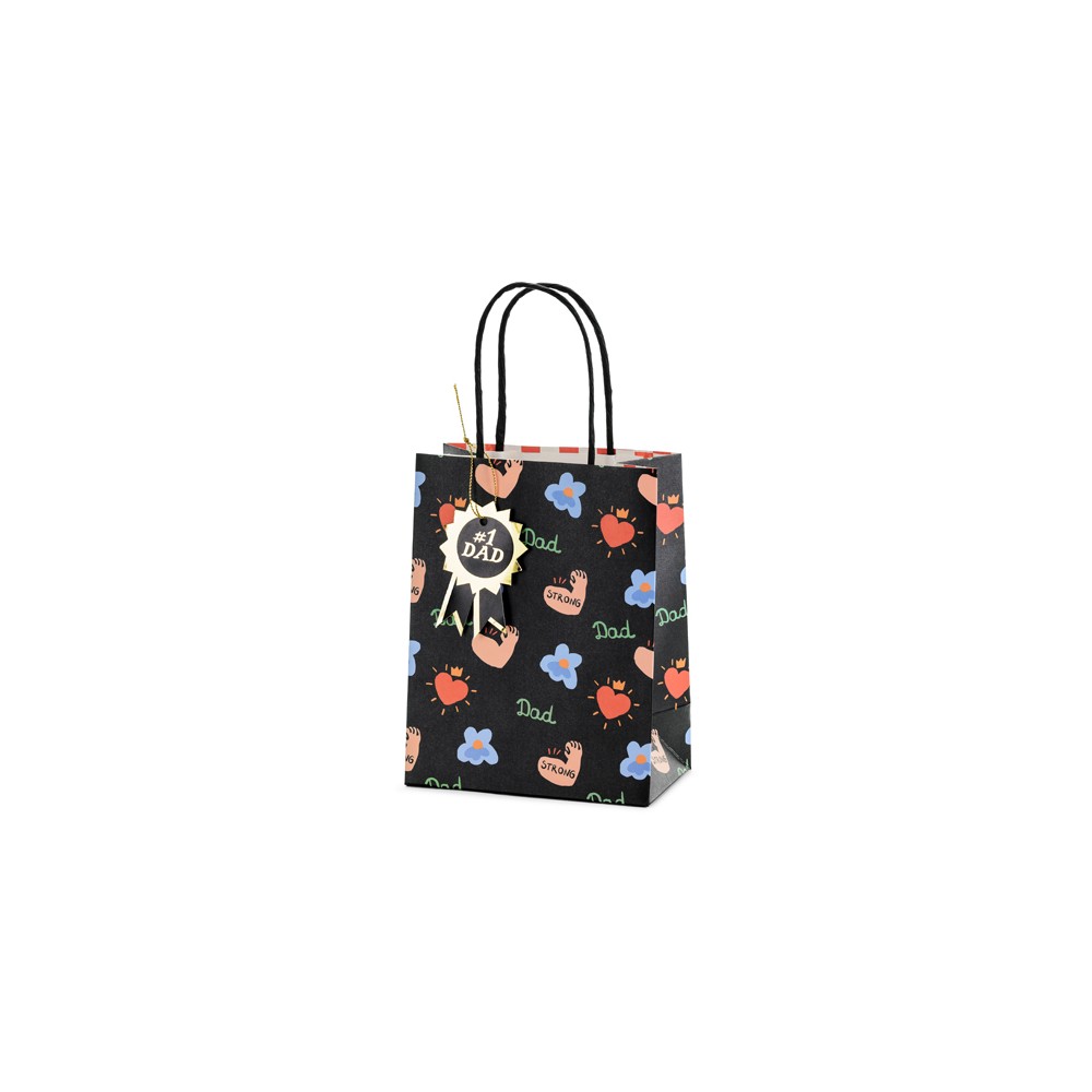 Sac cadeau 1 Dad, mix, 8x14x18 cm