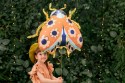 Ballon en aluminium Coccinelle, 87x75 cm, mélange de couleurs
