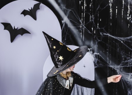 Chapeau de sorciere, noir
