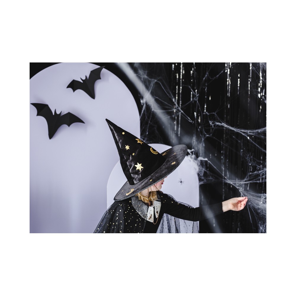 Chapeau de sorciere, noir