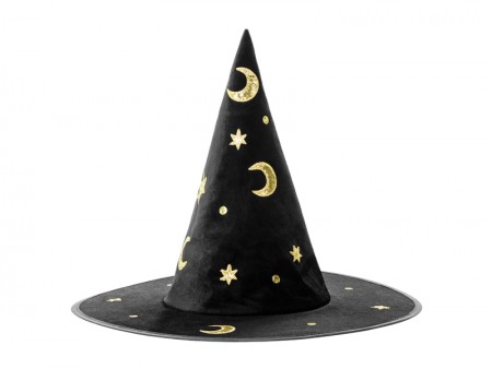 Chapeau de sorciere, noir