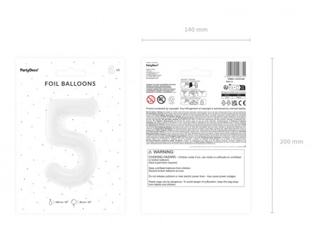 Ballon en aluminium Chiffre...