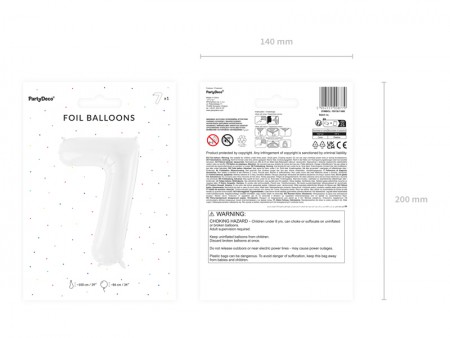 Ballon en aluminium Chiffre...