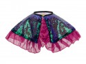 Col à sequins, mélange de couleurs\n