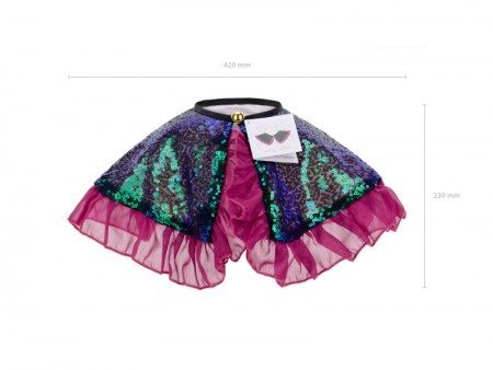 Col à sequins, mélange de...