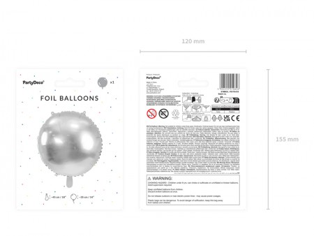 Ballon en aluminium rond...